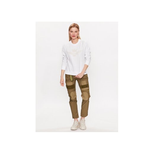 Aeronautica Militare Bluza 231FE1786DF423 Biały Regular Fit Aeronautica Militare S MODIVO