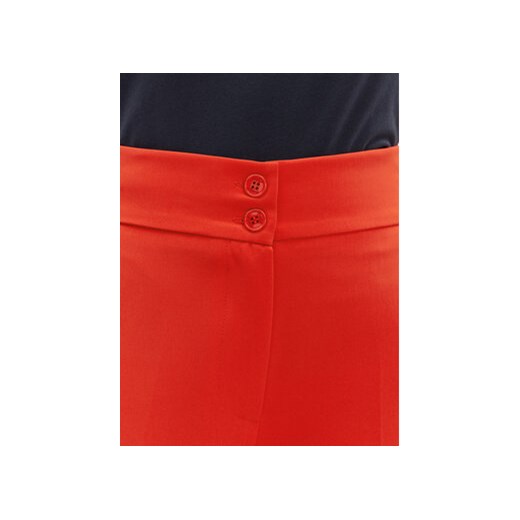 Maryley Spodnie materiałowe 24EB680/43FI Czerwony Regular Fit Maryley M MODIVO