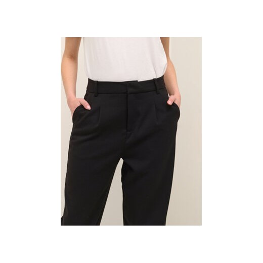 Kaffe Spodnie materiałowe Merle 10504769 Czarny Classic Fit Kaffe 42 MODIVO