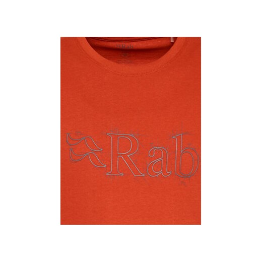 Rab T-Shirt Stance QCB-33 Czerwony Regular Fit XXL MODIVO