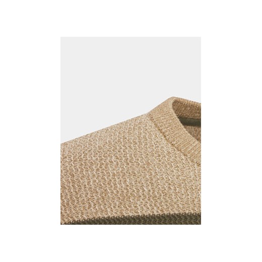 Lindbergh Sweter 30-804044 Beżowy Relaxed Fit XXL MODIVO