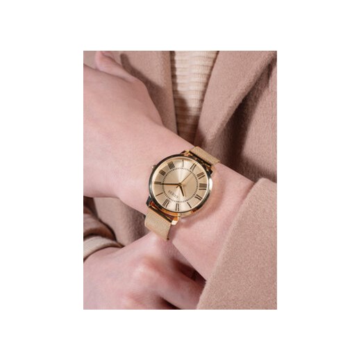 Guess Zegarek GW0832G1 Złoty Guess uniwersalny MODIVO