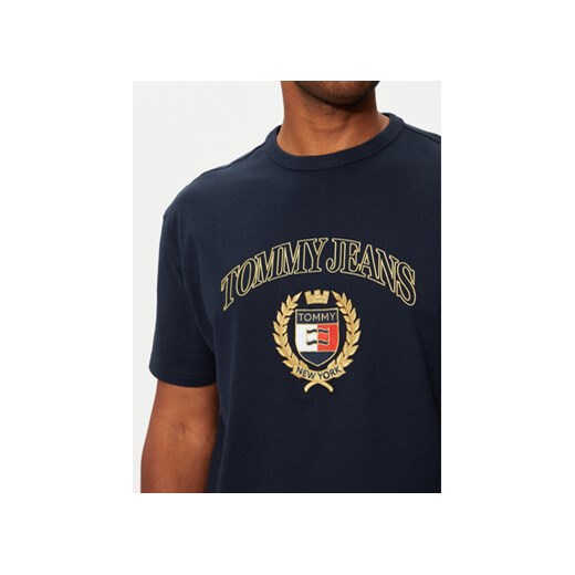 Tommy Jeans T-Shirt DM0DM19690 Granatowy Regular Fit Tommy Jeans XS MODIVO