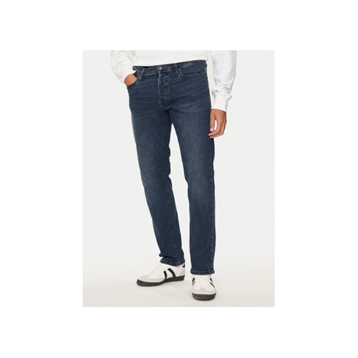 Jack&Jones Jeansy Mike 12258090 Niebieski Tapered Fit ze sklepu MODIVO w kategorii Jeansy męskie - zdjęcie 177298056