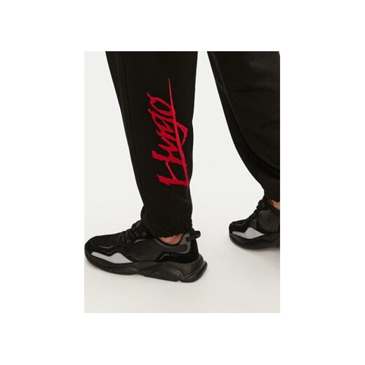 Hugo Spodnie dresowe Dlogopante 50521082 Czarny Relaxed Fit M MODIVO