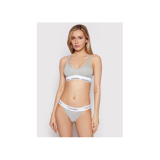 Calvin Klein Underwear Figi klasyczne Tanga 000QF4977A Szary Calvin Klein Underwear M MODIVO