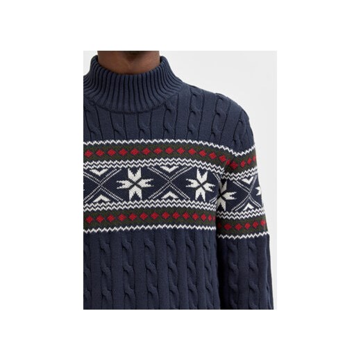 Selected Homme Golf Flake 16081554 Granatowy Regular Fit Selected Homme L MODIVO