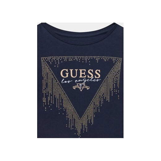 Guess T-Shirt J4RI24 K6YW4 Granatowy Boxy Fit Guess 7Y MODIVO