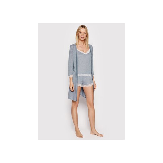 Etam Szlafrok Warm Day 6485864 Niebieski Regular Fit M MODIVO