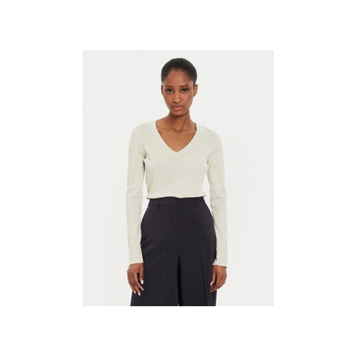 United Colors Of Benetton Bluzka 3GA2E4245 Beżowy Regular Fit ze sklepu MODIVO w kategorii Bluzki damskie - zdjęcie 177318456