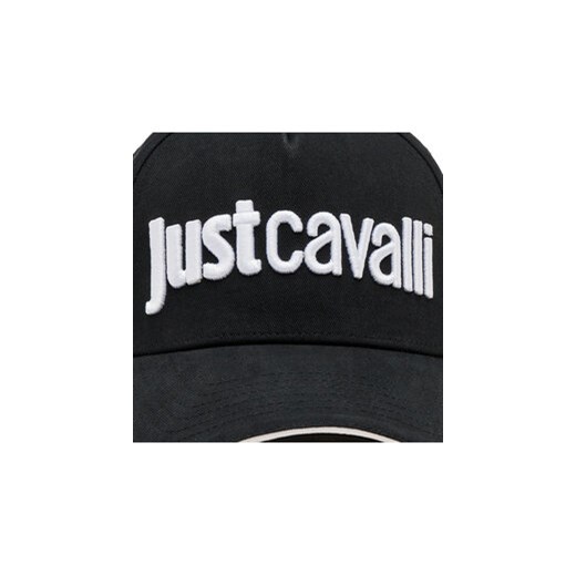 Just Cavalli Czapka z daszkiem 76QAZK30 Czarny Just Cavalli uniwersalny MODIVO