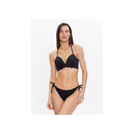 Hunkemöller Góra od bikini Scallop 191272 Czarny Hunkemöller 80D MODIVO