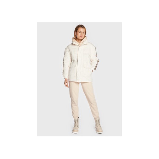 Guess Kurtka zimowa 4G V2BL09 WF330 Écru Regular Fit Guess L MODIVO
