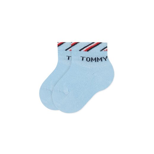 Tommy Hilfiger Zestaw 3 par wysokich skarpet dziecięcych 701220277 Kolorowy Tommy Hilfiger 11_14 MODIVO