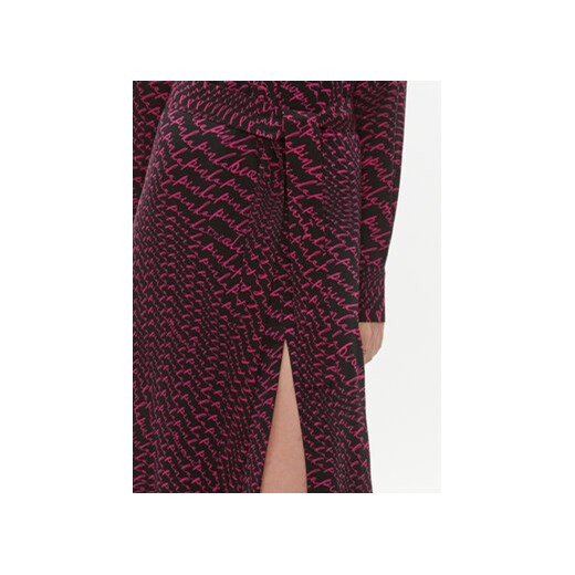 Pinko Sukienka koszulowa Asesente 100909 A19Q Czarny Regular Fit Pinko 46 MODIVO