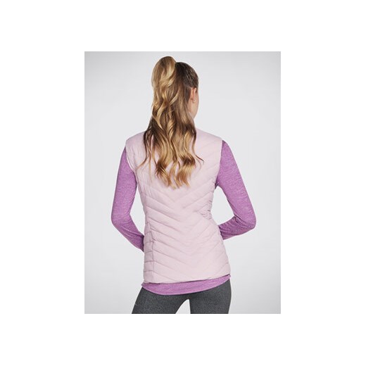 Skechers Bezrękawnik Goshield Everyday Vest JA7 Różowy Regular Fit Skechers XS MODIVO