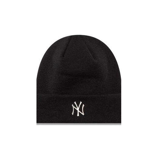 New Era Czapka Metallic Cuff Beani Czarny New Era one size MODIVO