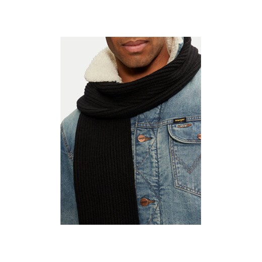 United Colors Of Benetton Szalik 1302U0723 Czarny United Colors Of Benetton one size MODIVO