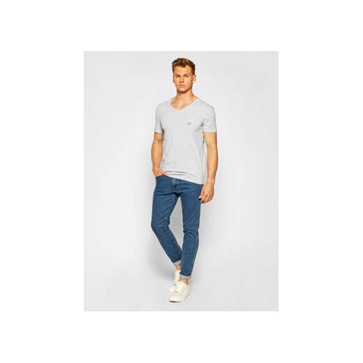 Guess T-Shirt U97M01 JR003 Szary Slim Fit Guess XXL MODIVO