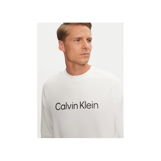 Calvin Klein Bluza Hero Logo K10K112956 Biały Comfort Fit Calvin Klein XL MODIVO