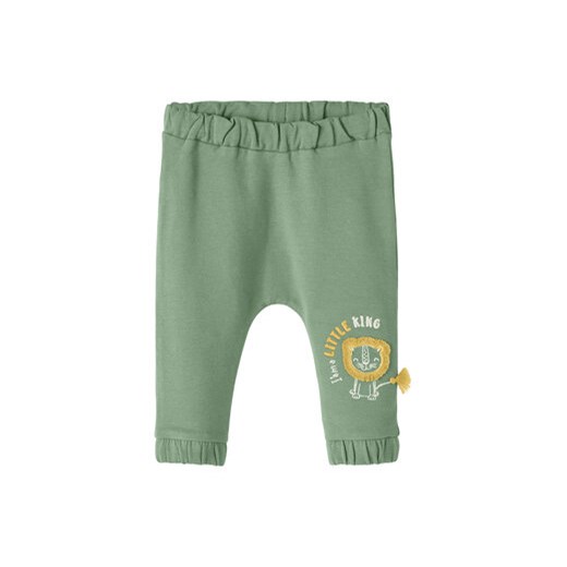 NAME IT Spodnie materiałowe 13215629 Zielony Regular Fit Name It 68 MODIVO