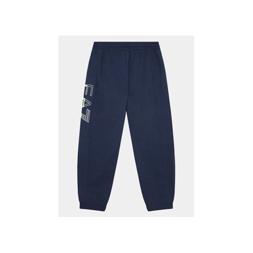 EA7 Emporio Armani Spodnie dresowe 3RBP58 BJ05Z 1554 Granatowy Regular Fit 6Y MODIVO