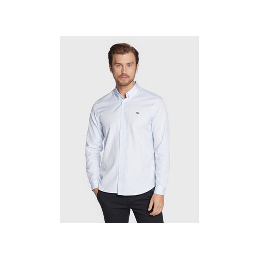 Lacoste Koszula CH1843 Niebieski Slim Fit ze sklepu MODIVO w kategorii Koszule męskie - zdjęcie 177358728