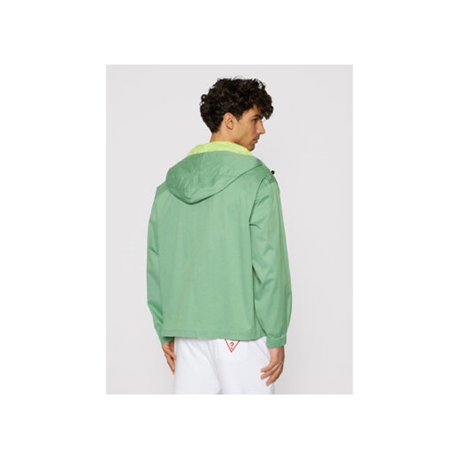 Converse Kurtka przejściowa Double Pocket 10021097-A03 Zielony Regular Fit Converse S MODIVO