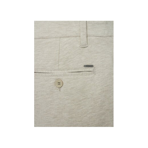 INDICODE Szorty materiałowe Aalborg 70-371 Beżowy Slim Fit XXL MODIVO