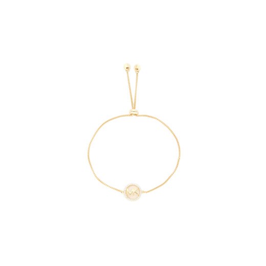 Michael Kors Bransoletka Logo Circle Slider MKC1246AN710 Złoty Michael Kors uniwersalny MODIVO