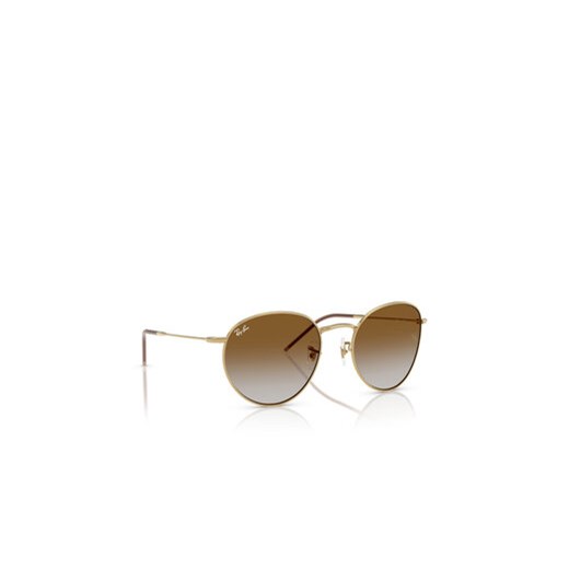 Ray-Ban Okulary przeciwsłoneczne Round Reverse 0RBR0103S 001/CB53 Złoty uniwersalny MODIVO