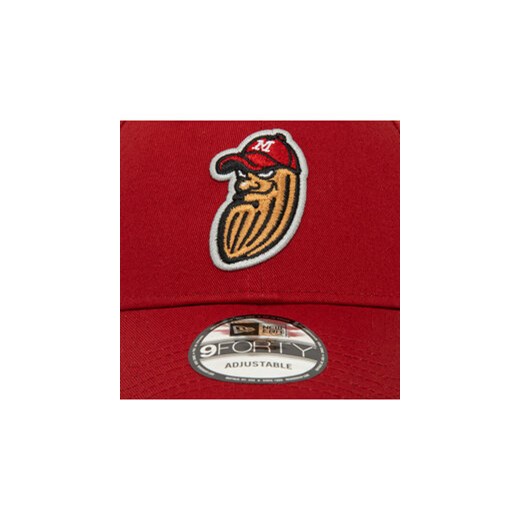 New Era Czapka z daszkiem Minor League 940 Nuts 60435082 Czerwony New Era uniwersalny MODIVO