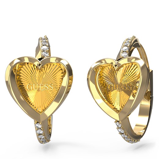 Kolczyki Guess JUBE04 613JW Złoty Guess one size okazja eobuwie.pl