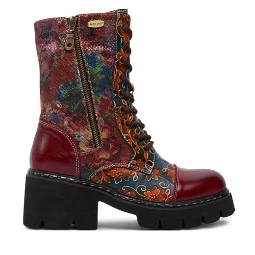 Botki Laura Vita Kleo 05 Bordowy Laura Vita 37 eobuwie.pl promocja