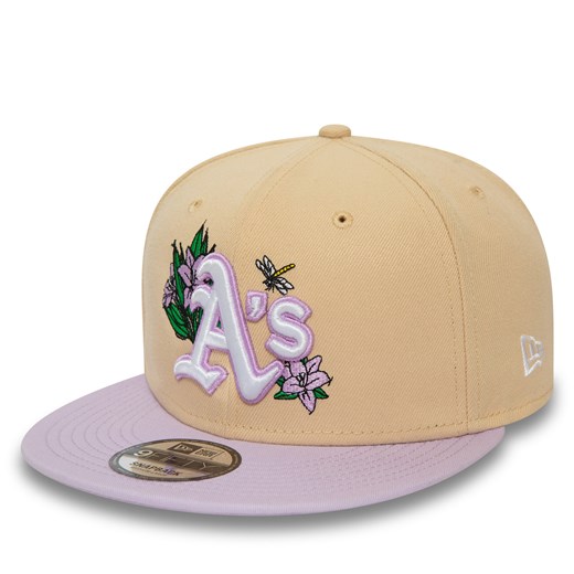 Czapka z daszkiem New Era Mlb Floral 950 Athletics 60503502 Beżowy New Era S/M eobuwie.pl