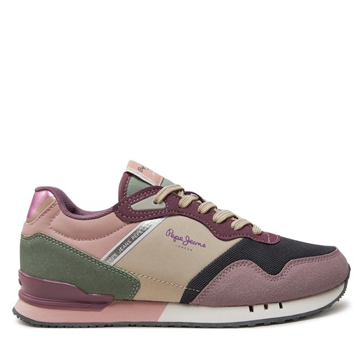 Sneakersy Pepe Jeans PLS40022 Fioletowy Pepe Jeans 40 okazja eobuwie.pl