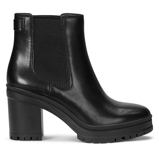 Botki LAUREN RALPH LAUREN 802937825001 Czarny 36 eobuwie.pl okazja