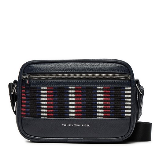 Saszetka Tommy Hilfiger Th Corp Leather Camera AM0AM12722 Granatowy Tommy Hilfiger one size eobuwie.pl