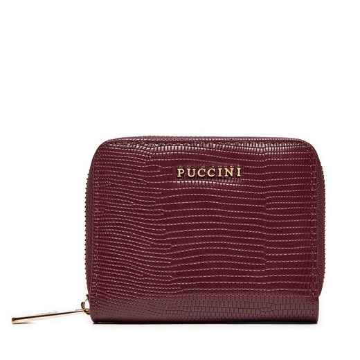 Mały Portfel Damski Puccini BLP838B Bordowy Puccini one size eobuwie.pl