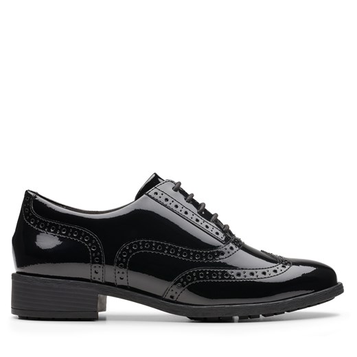 Oxfordy Clarks Havisham Oak 26178710 Czarny ze sklepu eobuwie.pl w kategorii Półbuty damskie - zdjęcie 177386687