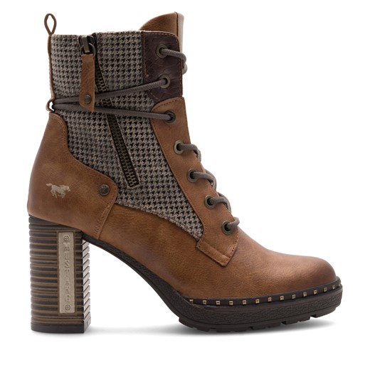 Botki Mustang 1336-510 Beżowy Mustang 38 eobuwie.pl