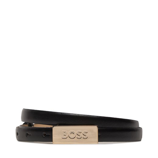 Pasek Damski Boss Amber Belt 50465885 Czarny 90 eobuwie.pl