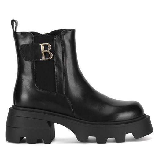 Botki Badura WFA3150-1Z Czarny 39 eobuwie.pl