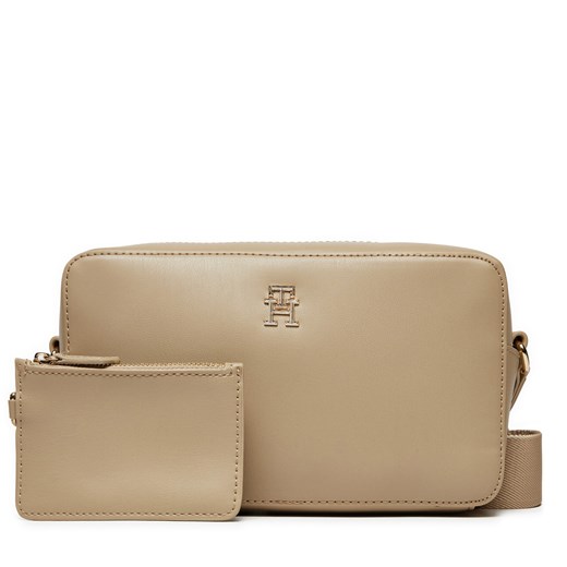 Torebka Tommy Hilfiger AW0AW16439 Beżowy Tommy Hilfiger one size eobuwie.pl