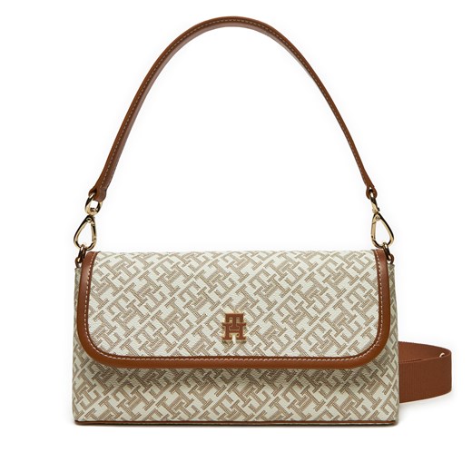 Torebka Tommy Hilfiger AW0AW17341 Beżowy Tommy Hilfiger one size eobuwie.pl