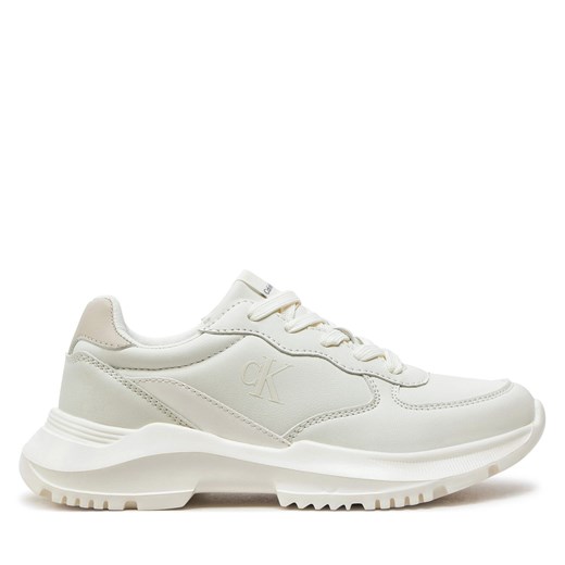 Sneakersy Calvin Klein Jeans Low Cut Lace V3A9-80996-1355X511 S Biały ze sklepu eobuwie.pl w kategorii Buty sportowe damskie - zdjęcie 177389967