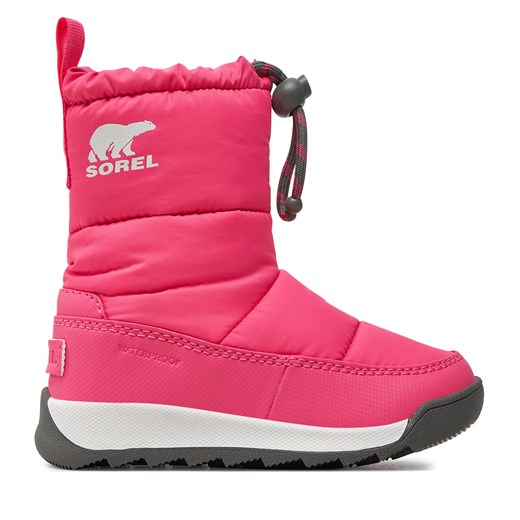 Śniegowce Sorel Youth Whitney™ II Plus Puffy Wp 2088572657 Różowy ze sklepu eobuwie.pl w kategorii Buty zimowe dziecięce - zdjęcie 177391039