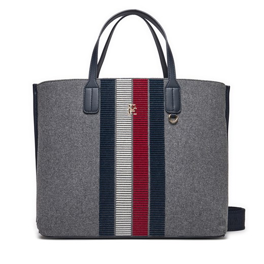 Torebka Tommy Hilfiger AW0AW17034 Szary Tommy Hilfiger one size eobuwie.pl