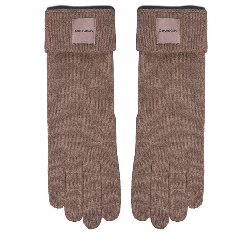 Rękawiczki Damskie Calvin Klein Chunky K60K612619 Szary Calvin Klein one size eobuwie.pl