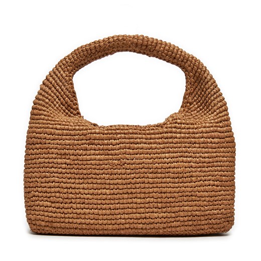 Torebka Manebi Halfmoon Bag V 2.2 DH Brązowy Manebi one size eobuwie.pl